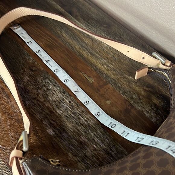 Celine Macadam Pattern Shoulder bag Brown PVC Leather Italy - Picture 14 of 17